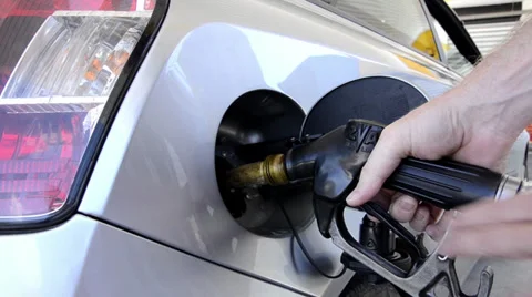 Refueling car Video stock 32104707