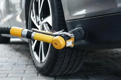 Refueling a car with lpg Stock Photos
