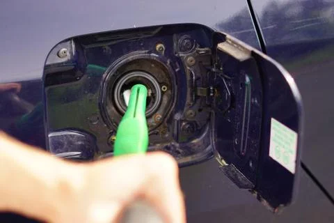 Refueling gas Stock Photos