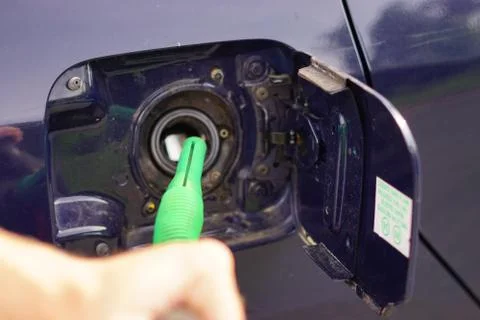 Refueling gas Stock Photos