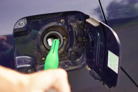 Refueling gas Stock Photos