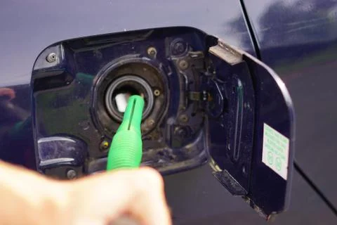 Refueling gas Stock Photos