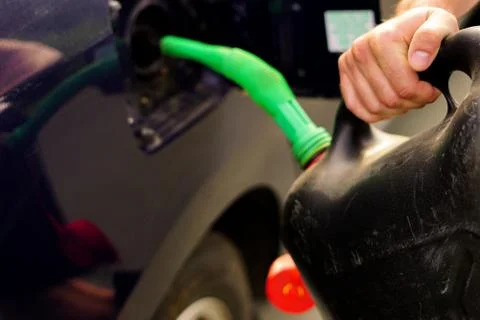 Refueling gas Stock Photos