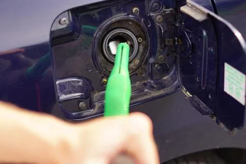 Refueling gas Stock Photos