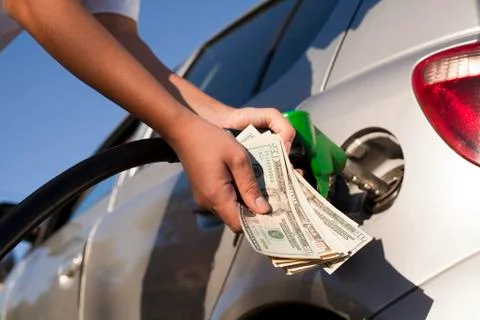 Refueling vehicle Stock Photos