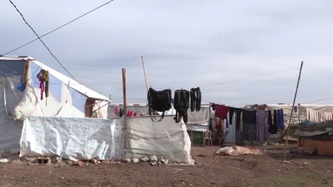Refugee camp  Stock-Footage 254735024
