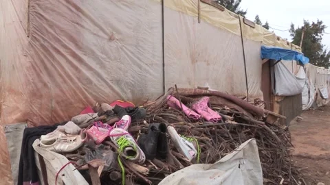 Refugee camp  Stock-Footage 254735063