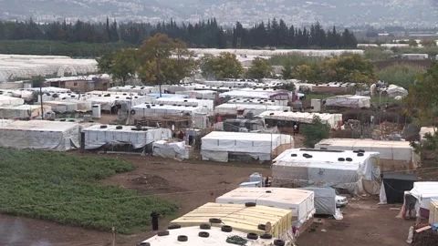 Refugee camp Stock-Footage 254735089