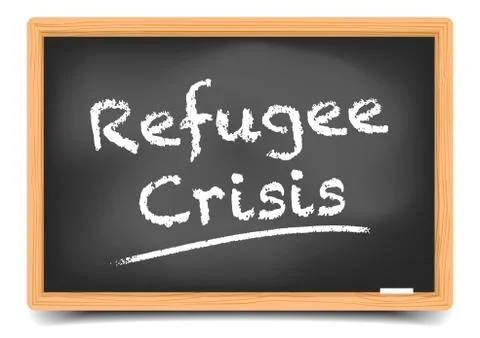 Refugee Crisis Stock Illustration