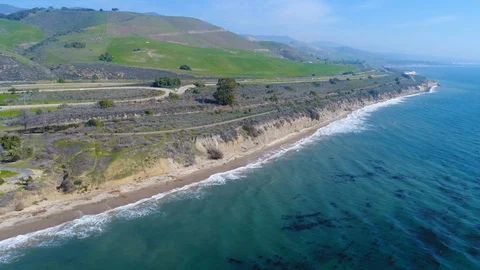 Refugio State Beach, CA Vídeos de archivo 91364403