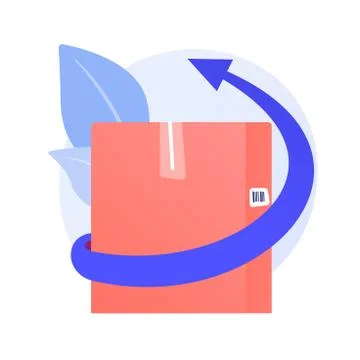 Refund policy vector concept metaphor Stock Illustration