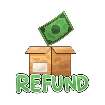 Refund Process illustration Stock Illustration