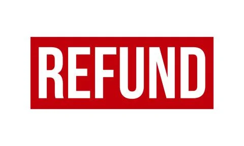 Refund Rubber Stamp Seal Vector Stock Illustration