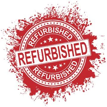 Refurbished product vector rubber stamp vector illustration on white Stock Illustration