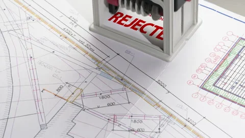 Refusal to Approve a Construction Project 4K Stock Footage 242192086