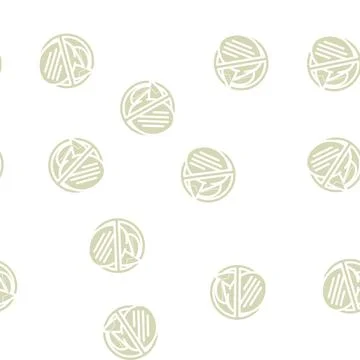 Refusal to communicate in real life glyph vector seamless pattern Stock Illustration