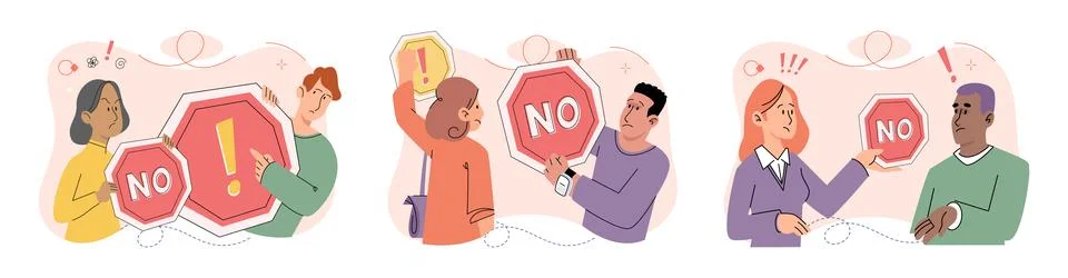 Refuse vector illustration. The refuse concept delves into complexities act s Stockillustratie