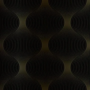 Regal Gold Crest Pattern | Elegant Vector Illustrazione stock