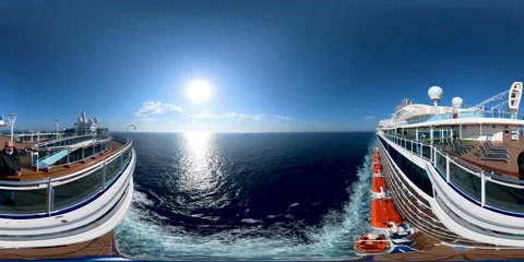 Regal Princess Sailing Stock Footage 199829023