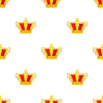 Regalia pattern seamless vector 스톡 일러스트