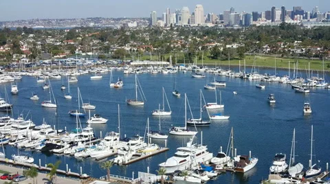 Regatta in circles Stock Footage 45696568