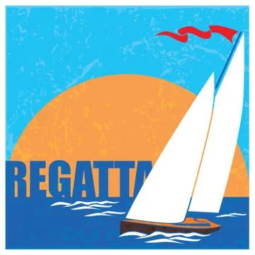 Regatta Stock Illustration