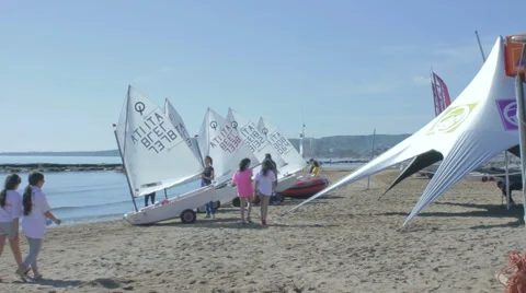 Regatta Optimist Video stock 43303267