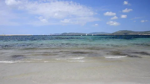 Regatta in sardinia Stock Footage 34266816