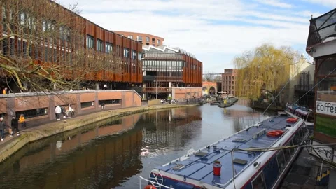 Regents Canal Stock Footage 265169350