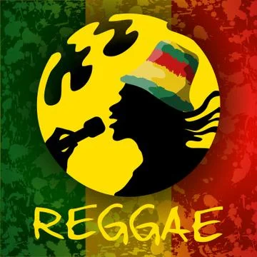 Reggae guy Stock Illustration