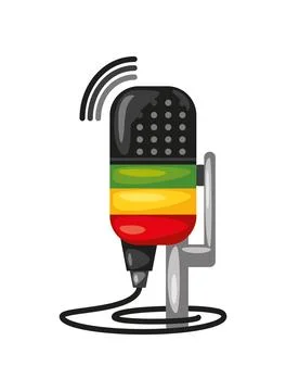 Reggae music festive Stock Illustration