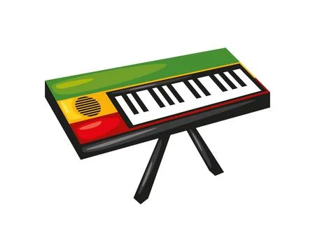 Reggae music instrument Stock Illustration