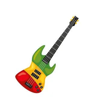 Reggae musical style Stock Illustration