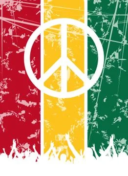 Reggae Party Design Stockillustratie