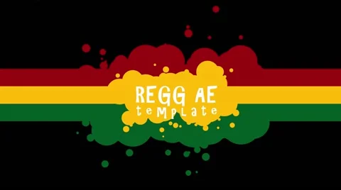 Reggae title intro Stock After Effects