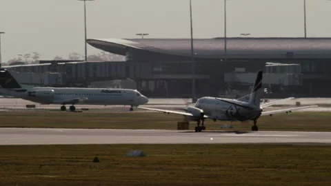 Regional Express Airlines take off Stock Footage 311012089