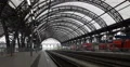 Regional Express Departing Departure Main Central Station Dresden Hauptbahnhof 4k or 4k+ Resolution