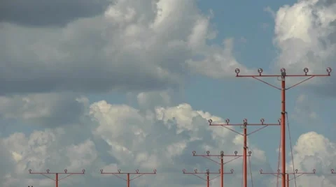 Regional Jet Approach Stock Footage 8519240