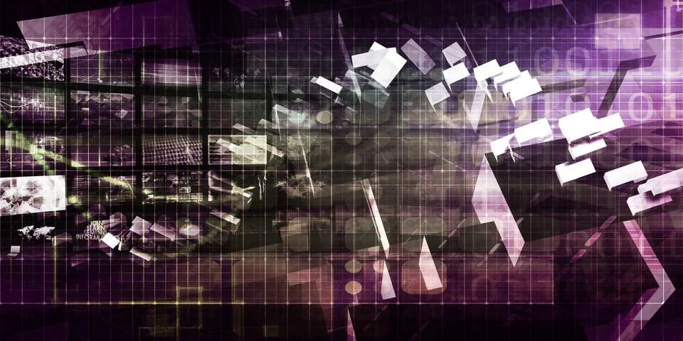 Regional Network Stock Illustration