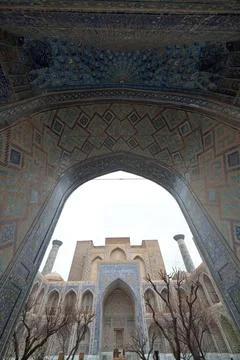 Registan Square Observatory Foto stock