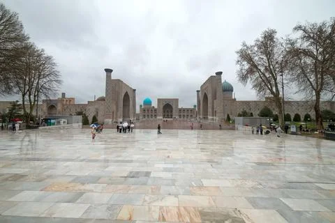 Registan Square Observatory Stock Photos