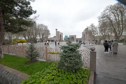Registan Square Observatory Stock Photos