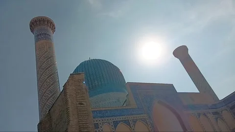 Registan Square in Samarkand Stock Footage 297742491