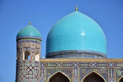 Registan Square of Samarkand Stock Photos