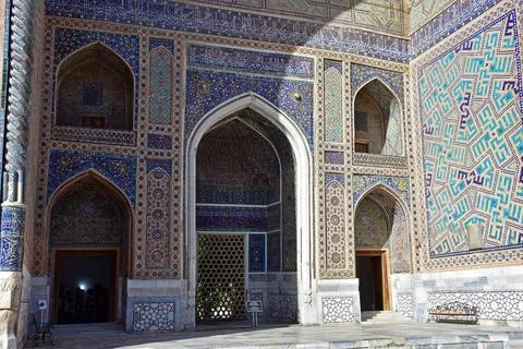 Registan Square of Samarkand Stock Photos
