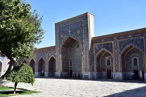 Registan Square of Samarkand Stock Photos