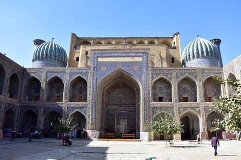 Registan Square of Samarkand Stock-Fotos