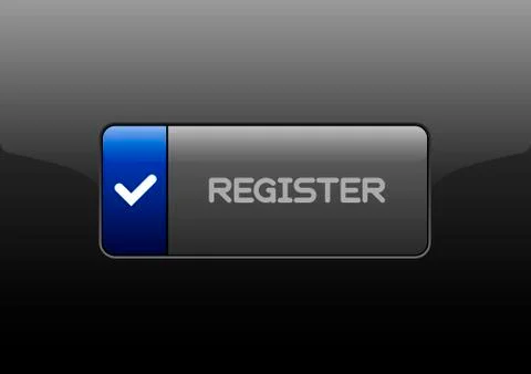 Register Button Illustrazione stock