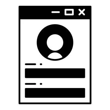 Register Dualtone Icon Stock Illustration