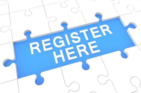 Register here 스톡 일러스트